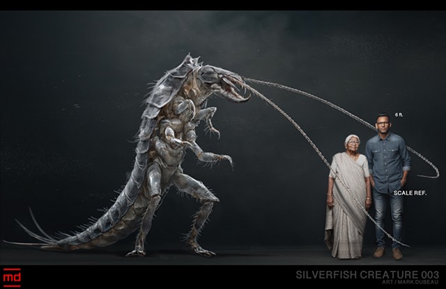 Silverfish Monster Concept