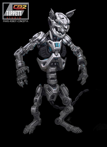 Robo-Paws, standing
