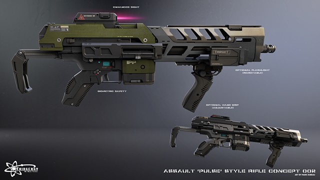 ALIEN: EARTH Pulse Rifle Concept 2