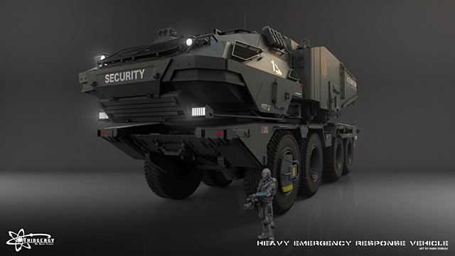 Alien Earth Emergency Response Vehicle