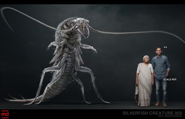 Silverfish Monster Concept