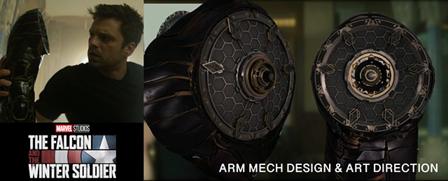 Falcon and Winter Soldier Bucky Arm Detachment Designs