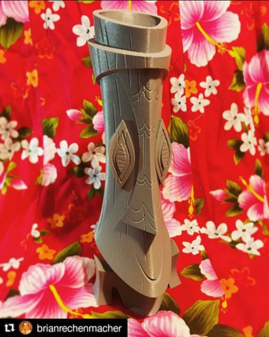 tiki mug (print)