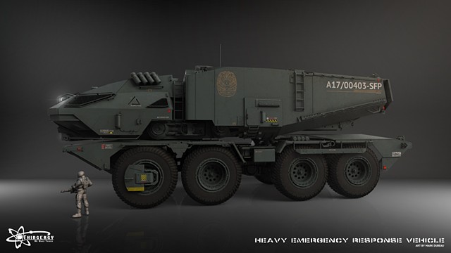 Alien Earth Emergency Response Vehicle