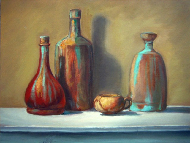 Still Life with Bottles