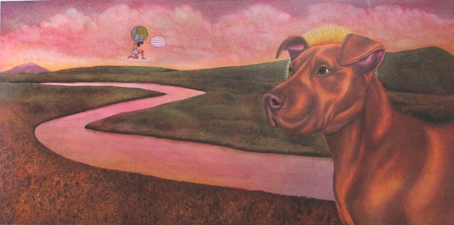 This work is in response to a documentary I saw about a ban against pitbulls that was carried out in Denver CO and in Texas