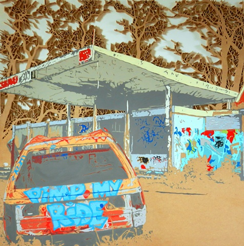 pimp my ride Matthew Spencer street art