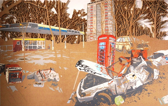 British lanscape no.1 matthew spencer urban painting