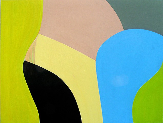 Gary Paller acrylic on canvas abstraction by Gary Paller