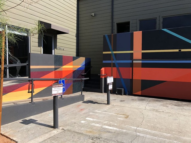 mural at 8730 Santa Monica Blvd, West Hollywood CA