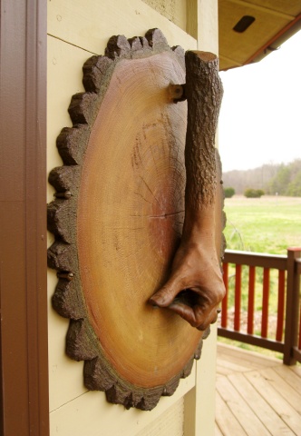 Michelle Post, art, sculpture, Knock On Wood, door knocker