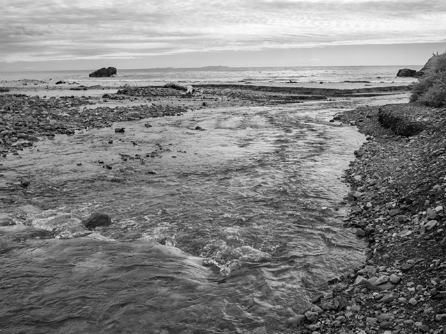 Mouth of Leo Carrillo Creek