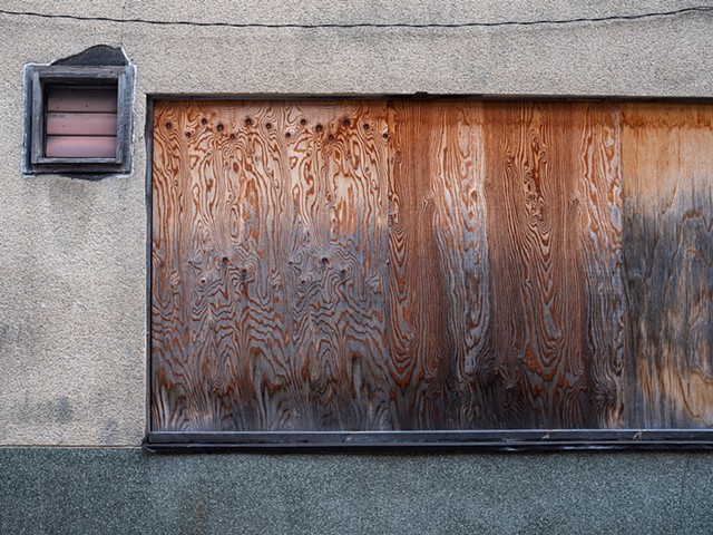Wood Window at Dusk, Kyoto