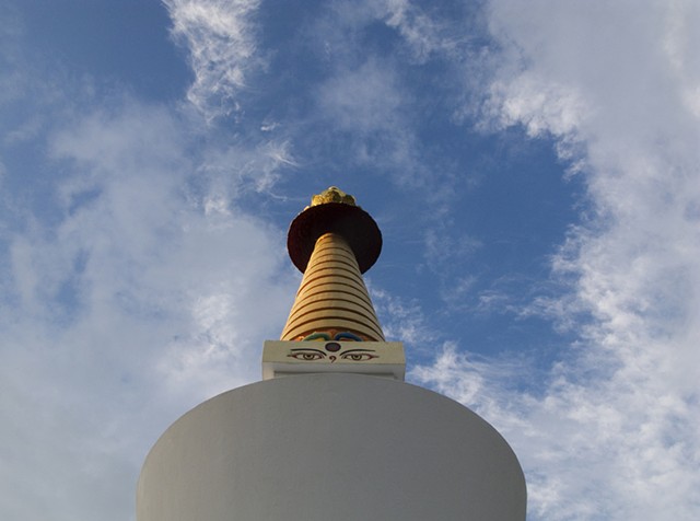 Stupa and Sky, Orgyen Chö Dzong, New York, 2009