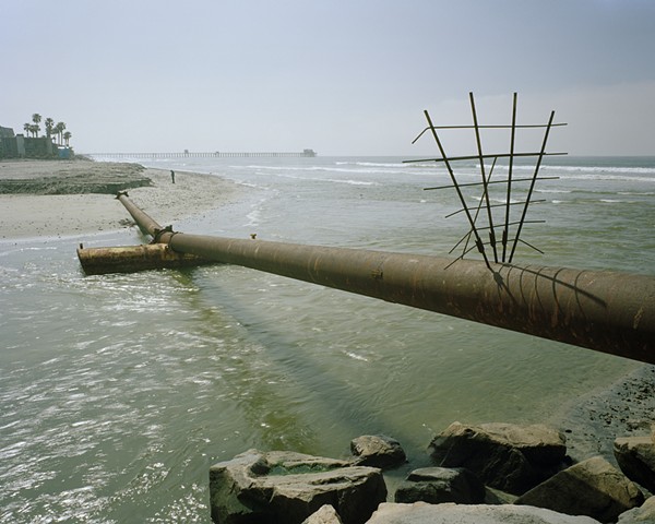 Mouth of the San Luis Rey River, Oceanside, San Diego County, 2008