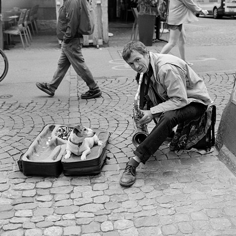 Dog and Busker #2