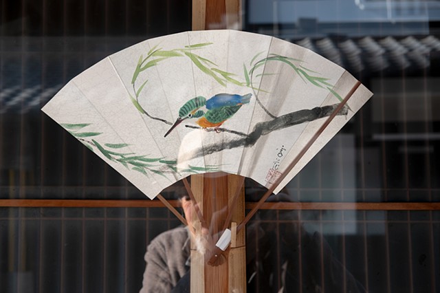 Bird Fan Self Portrait