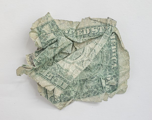 One US Dollar That I found in the Gutter and Carried In My Pocket For A Year