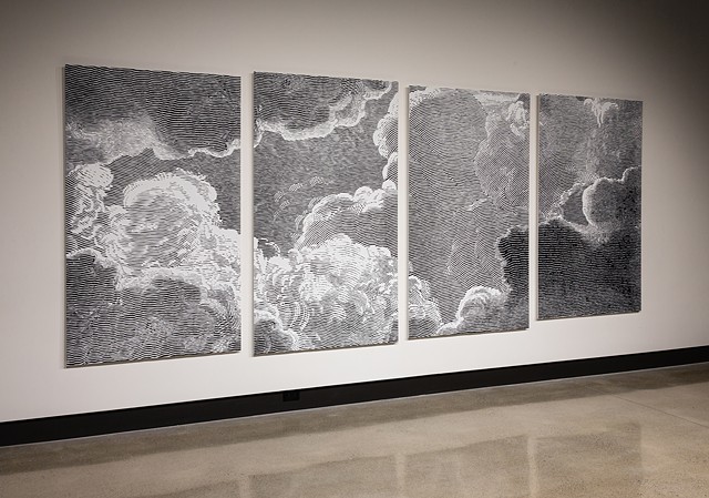 Adam David Brown, Clouds, Afterlife, Carvings