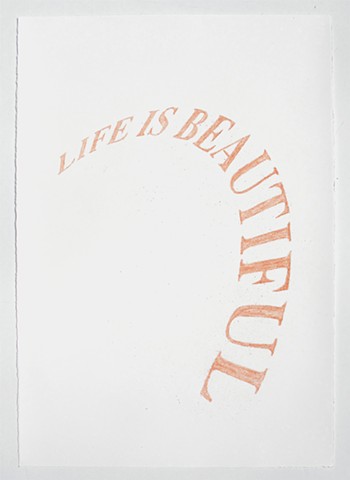 Adam David Brown Life is Beautiful Eraser