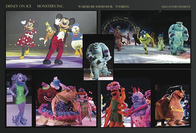 Wardrobe Supervisor  Monsters Inc. Disney on Ice