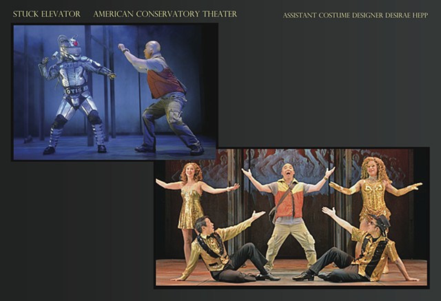 Stuck Elevator                              American Conservatory Theater     Assistant Costume Designer
Costume Designer Myung Hee Cho