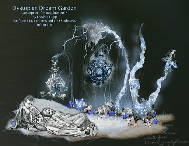 Dystopian Dream Garden Concept Rendering