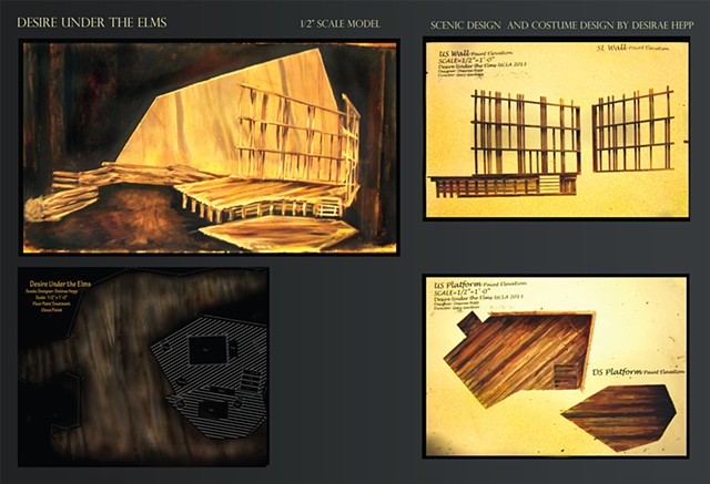 Desire Under the Elms Painting and Elevations