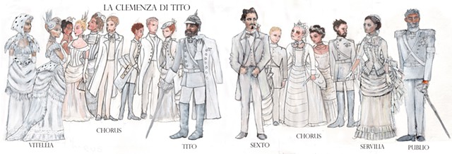 La Clemenza di Tito
Opera Costume Design