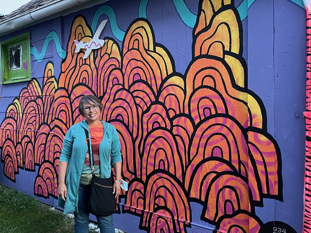 My First Outdoor Mural at 934 Gallery