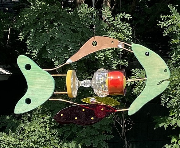 Hanging Fish Sculpture