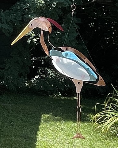 Great Blue Heron Sculpture 