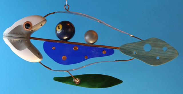 Hanging Fish Sculpture 