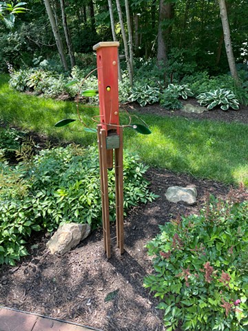 Garden Art, Organ Pipe Tower. 