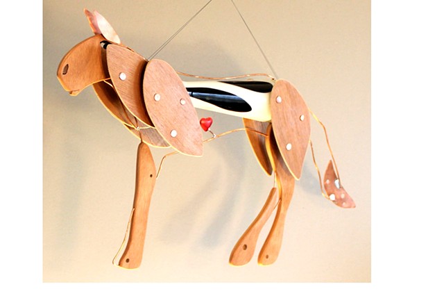 Hanging Horse Sculpture 