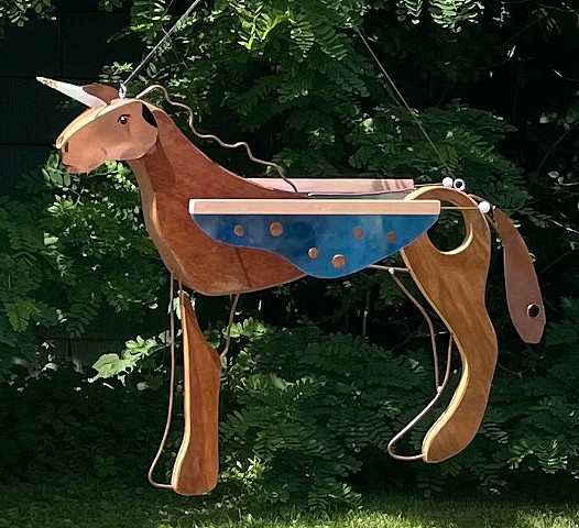 Unicorn Hanging Sculpture 