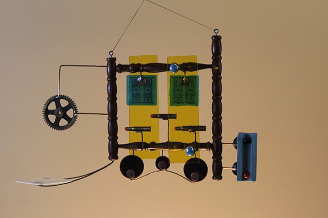 Locomotive Hanging Sculpture 