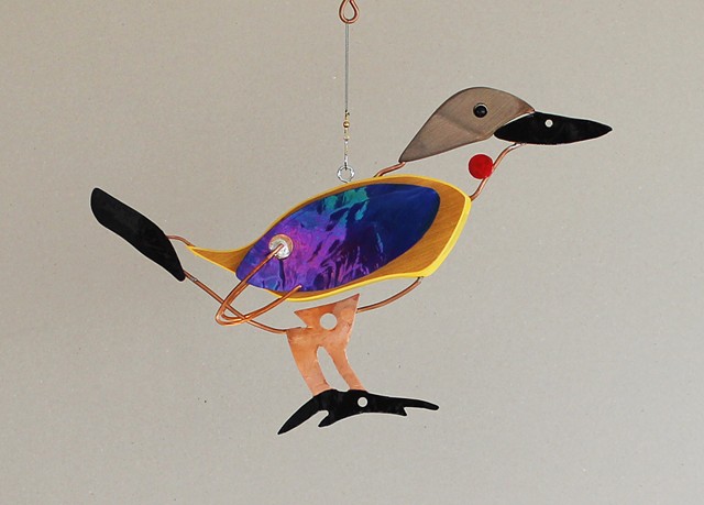 Hanging Bird Sculpture 
