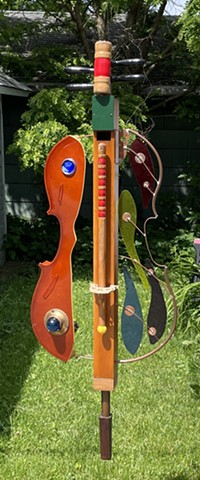 Hanging Cello Sculpture 