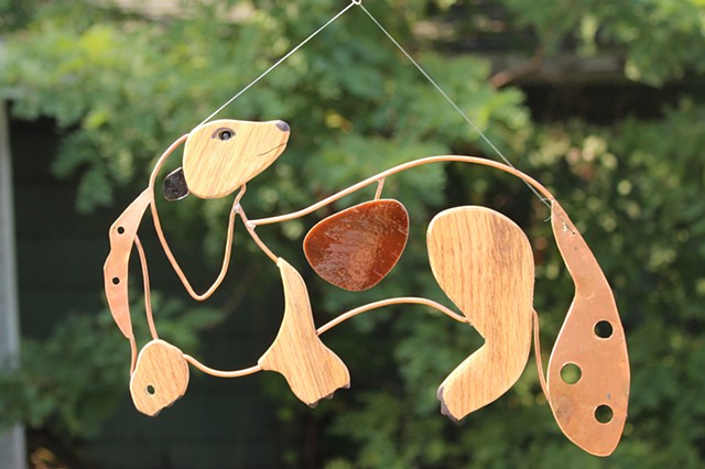 Hanging Otter Sculpture 
