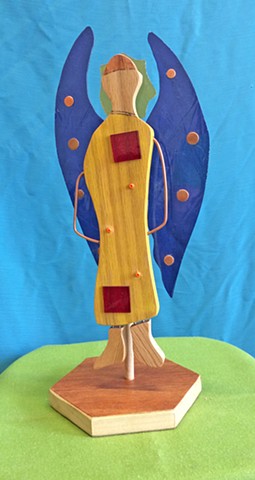 Abstract Angel Sculpture 