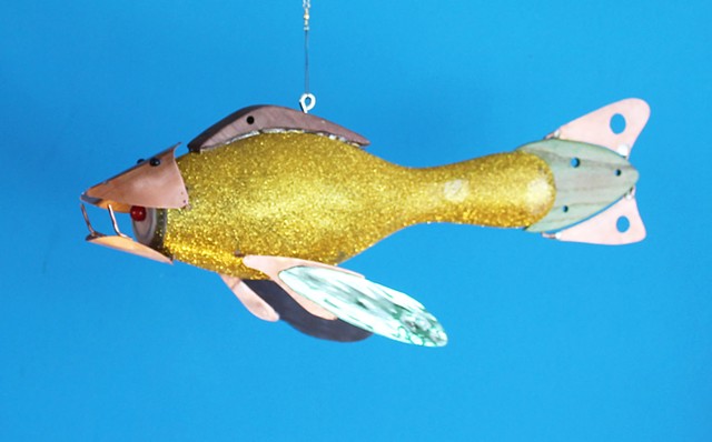 Hanging Fish Sculpture 
