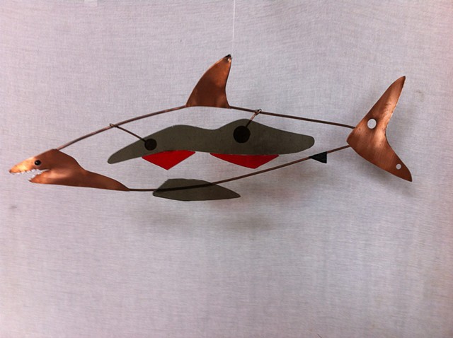 Hanging Shark Sculpture