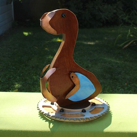 Abstract Duck Sculpture 