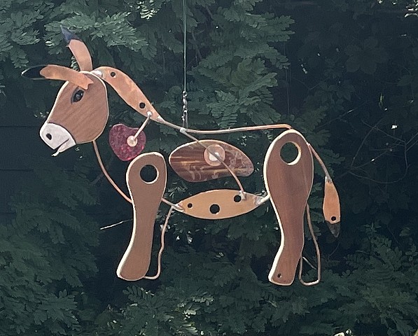 Hanging Donkey Sculpture 
