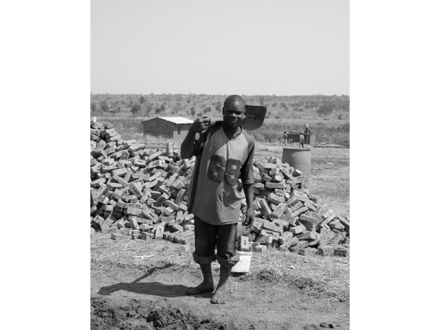 Mortar Boy at Work