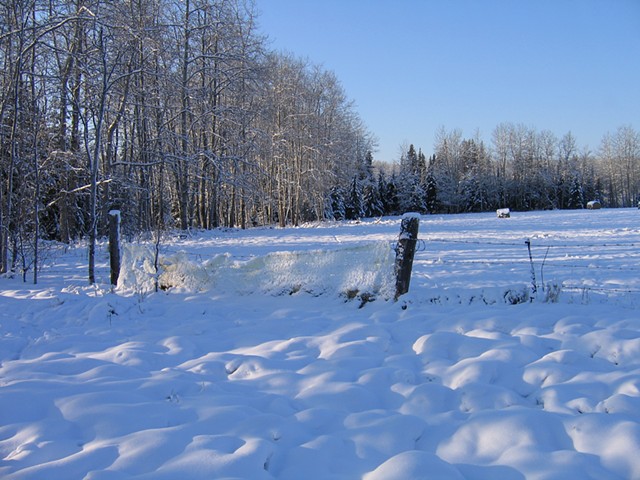 hot glue fence section in Demmitt, Alberta