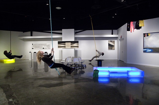 Installation View: Swinging in the Center Galleries, Detroit