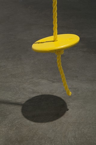 Yellow Swing: Enjoy the View!  (the art and room aren’t moving, it just appears that way)