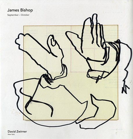 blind contour line drawing hands praying faith art